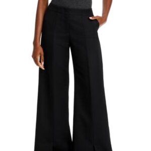 ROSETTA GETTY - BLACK VENT HEM PANT